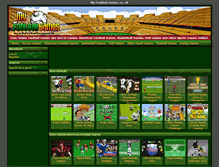 Tablet Screenshot of myfootballgames.co.uk